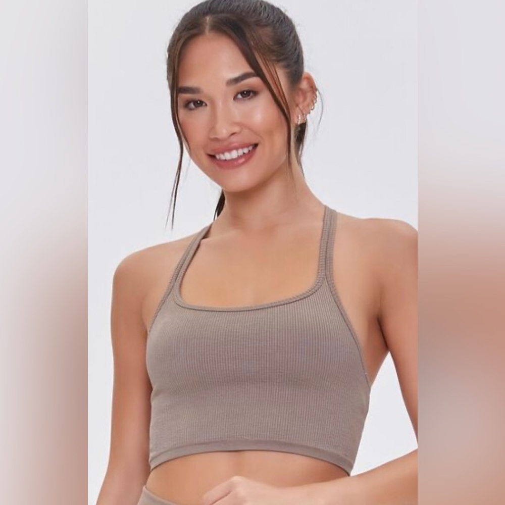 Forever 21 Taupe Sports Bra